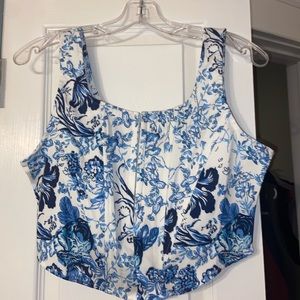 Corset crop top